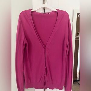 Pink uniqlo cardigan